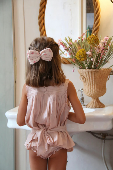 Bonjour diary Set - Top & Panty Light Pink Sushi - SEN_TO_SENCE
