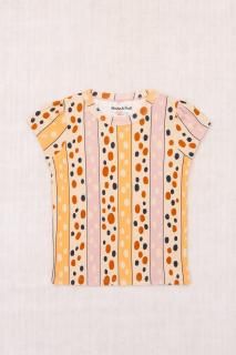 <img class='new_mark_img1' src='https://img.shop-pro.jp/img/new/icons14.gif' style='border:none;display:inline;margin:0px;padding:0px;width:auto;' />MISHA & PUFF summer Cap Sleeve Tee - Frangipani Polka-Stripe