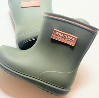 <img class='new_mark_img1' src='https://img.shop-pro.jp/img/new/icons14.gif' style='border:none;display:inline;margin:0px;padding:0px;width:auto;' />✿ Weekend special price!Kids Rain Boots   Deep Green2Τߤ
