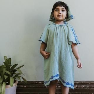 <img class='new_mark_img1' src='https://img.shop-pro.jp/img/new/icons14.gif' style='border:none;display:inline;margin:0px;padding:0px;width:auto;' />MABLI Cotton  FOLK dress LAUREL