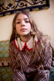 <img class='new_mark_img1' src='https://img.shop-pro.jp/img/new/icons14.gif' style='border:none;display:inline;margin:0px;padding:0px;width:auto;' />LAST!!!Fish &kids   FLOWERT KNIT SWEATER
