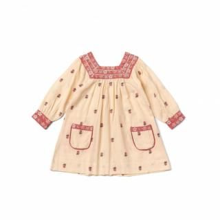 <img class='new_mark_img1' src='https://img.shop-pro.jp/img/new/icons14.gif' style='border:none;display:inline;margin:0px;padding:0px;width:auto;' />LALI ADELLE dress  petit floral  (hand embroidary  ) ٸȯ