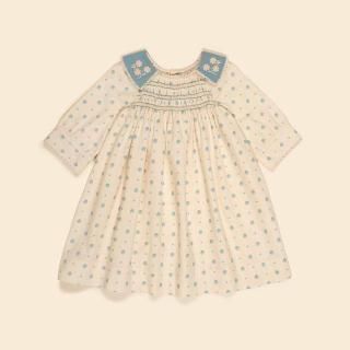 <img class='new_mark_img1' src='https://img.shop-pro.jp/img/new/icons14.gif' style='border:none;display:inline;margin:0px;padding:0px;width:auto;' />ɲáAPOLINA       WILLOWSMOCK DRESS - MEADOW CALICO CASHEW