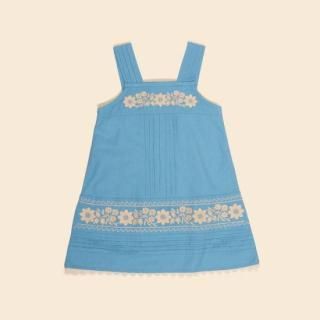 <img class='new_mark_img1' src='https://img.shop-pro.jp/img/new/icons14.gif' style='border:none;display:inline;margin:0px;padding:0px;width:auto;' />✿ APOLINA       VITTORIA APRON SHIFT DRESS - NORDIC BLUE