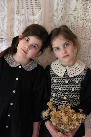 極美品 Bonjour diary Hand smocks Blouse 6Y Bonjour Diary Smocked Blouse, Rosa Bloom