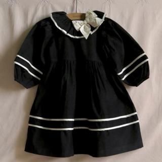 <img class='new_mark_img1' src='https://img.shop-pro.jp/img/new/icons14.gif' style='border:none;display:inline;margin:0px;padding:0px;width:auto;' />LAST 1 Bonjour diary  DRESS (black baby corduroy )