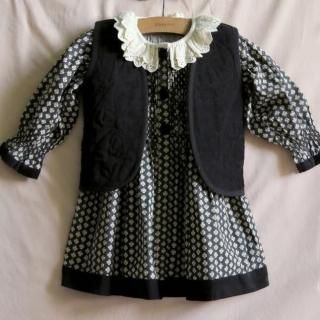 <img class='new_mark_img1' src='https://img.shop-pro.jp/img/new/icons14.gif' style='border:none;display:inline;margin:0px;padding:0px;width:auto;' />Bonjour diary   reversible quilt SLEEVELESS jacket black baby corduroy(С֥)