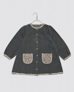<img class='new_mark_img1' src='https://img.shop-pro.jp/img/new/icons14.gif' style='border:none;display:inline;margin:0px;padding:0px;width:auto;' />Little cottons    JULES DRESS VELVET IN JUNIPER 