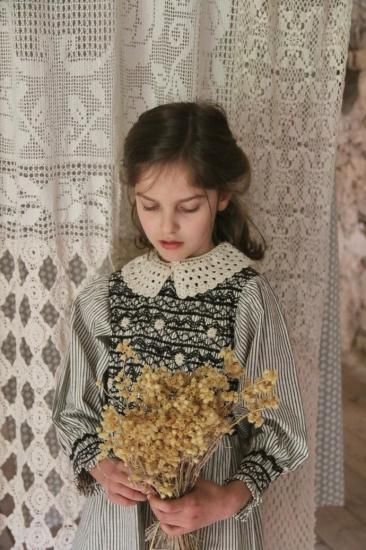 トップス Bonjour Diary HANDSMOCK BLOUSE Bonjour Prairie Handsmock Blouse - Little French Heart