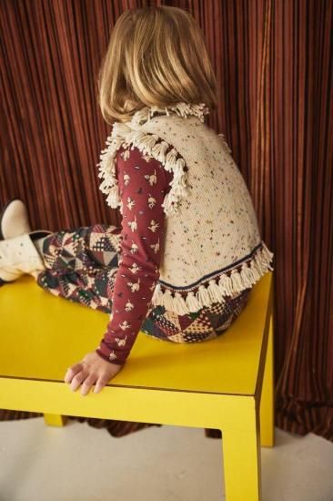 MISHA & PUFF Turtleneck - Madder Root Cat & Mouse - SEN_TO_SENCE