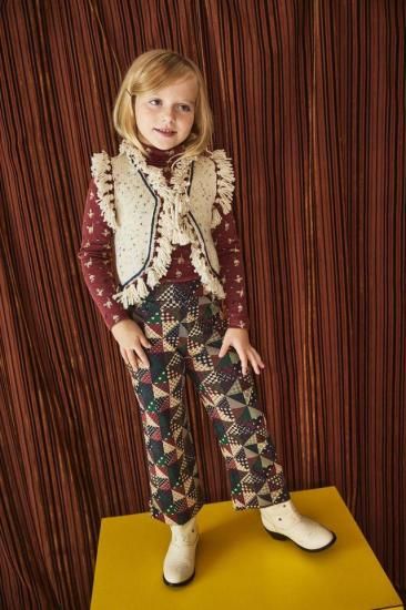 MISHA & PUFF Turtleneck - Madder Root Cat & Mouse - SEN_TO_SENCE