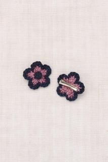 <img class='new_mark_img1' src='https://img.shop-pro.jp/img/new/icons14.gif' style='border:none;display:inline;margin:0px;padding:0px;width:auto;' />LAST 1!MISHA & PUFF   Medium Flower Clip Set - Antique Rose