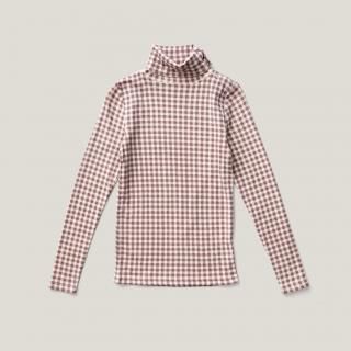 <img class='new_mark_img1' src='https://img.shop-pro.jp/img/new/icons14.gif' style='border:none;display:inline;margin:0px;padding:0px;width:auto;' />SOORPLOOM      SNAP  TURTLENECK  ( GINGHAM  PRINT, CHERRY )