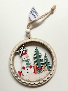 ✿ Christmas  tree  Hanging : snowy sceneryFrom Germany