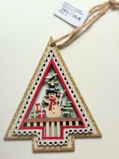 ✿ Christmas  tree  Hanging Christmas tree and  snowmanFrom Germany