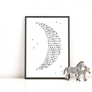 Ingrid Petrie Design 　posterA3 size（dream moon）