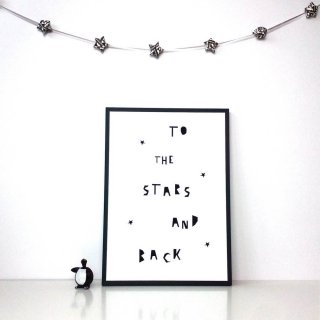 Ingrid Petrie Design 　poster（To the stars and back） 